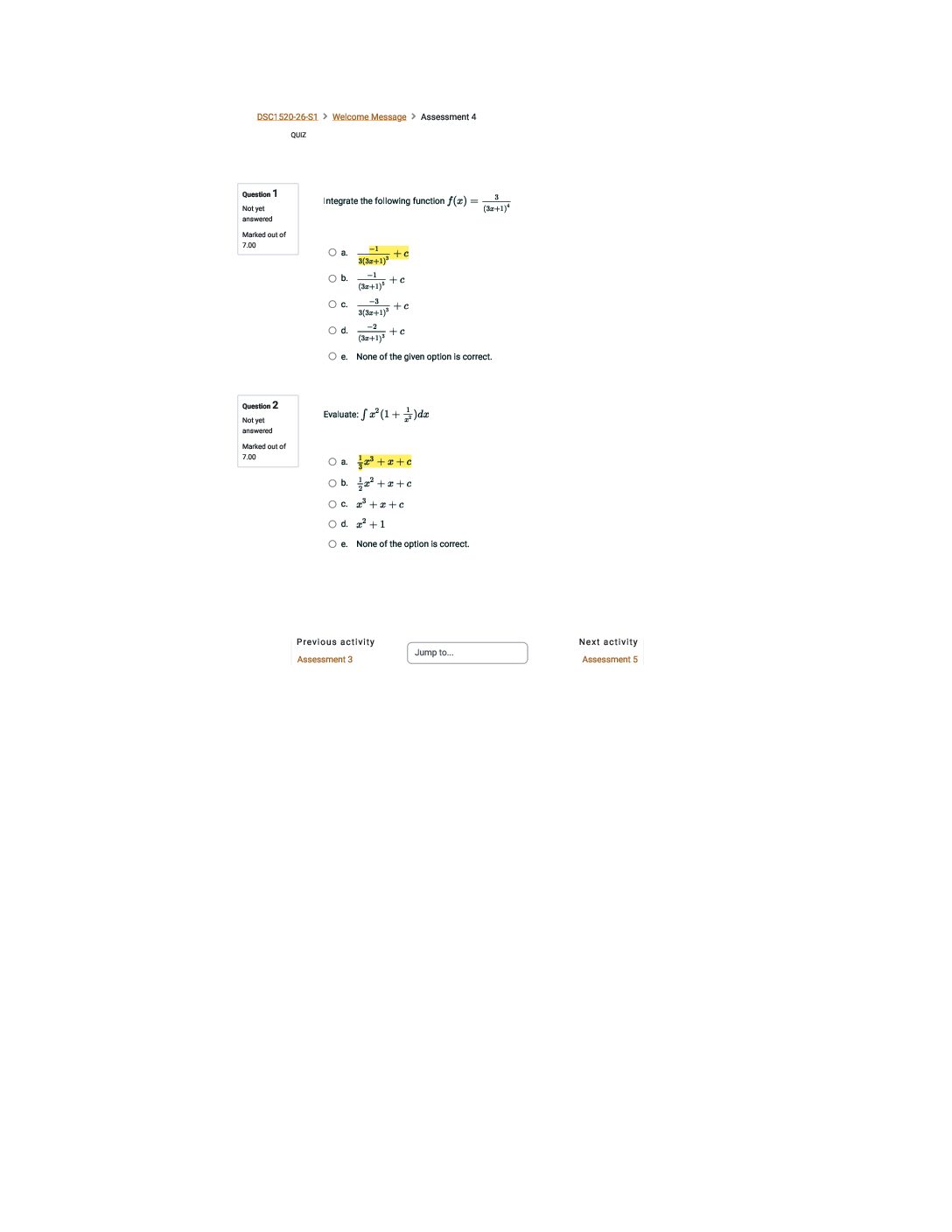 DSC1520 ASSESSMENT 4 SEM 1 OF 2026 EXPECTED QUESTIONS AND ANSWERS
