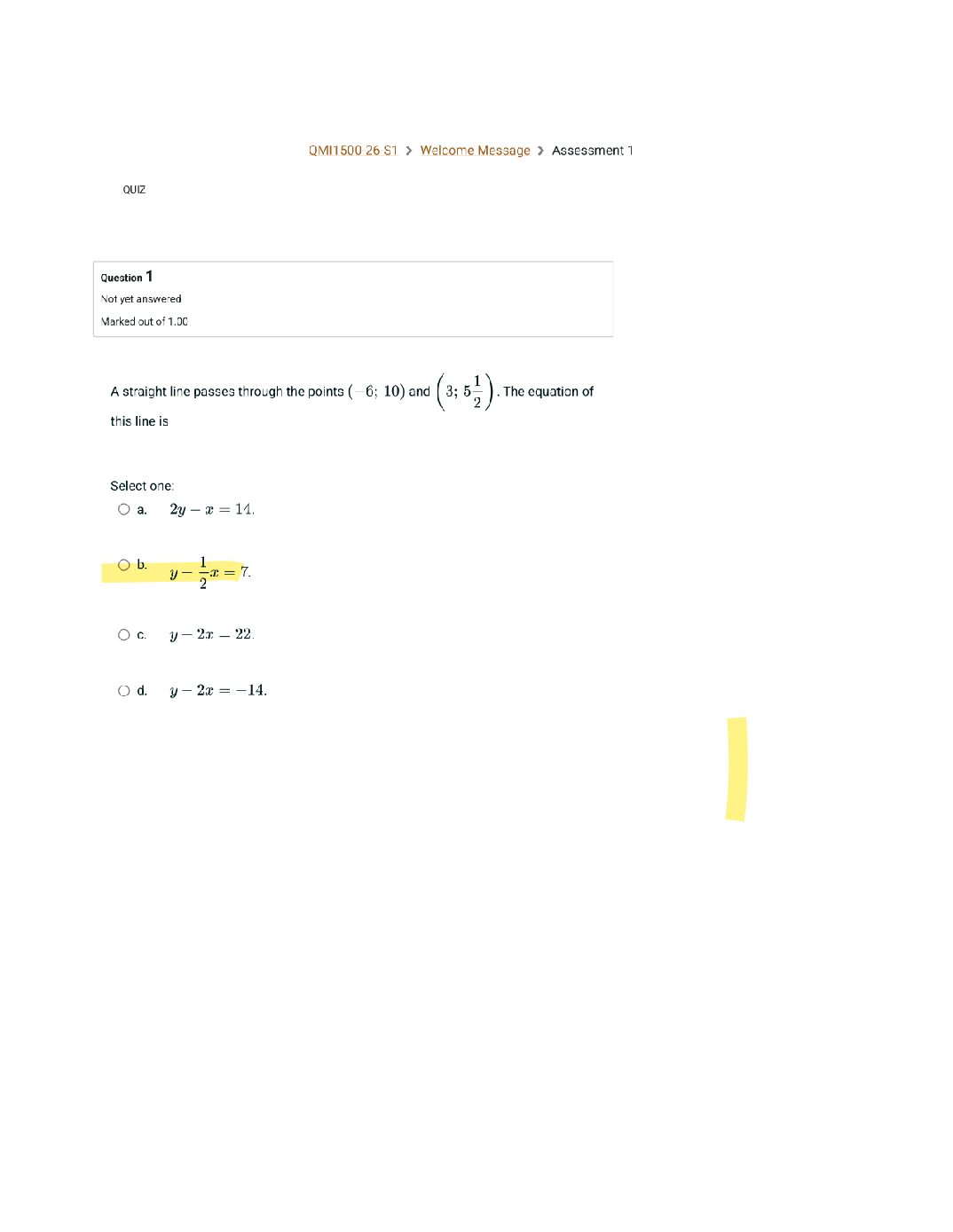 QMI1500 ASSESSMENT 1 SEM 1 OF 2026 EXPECTED QUESTIONS AND ANSWERS(WITH WORKINGS AT THE BOTTOM)