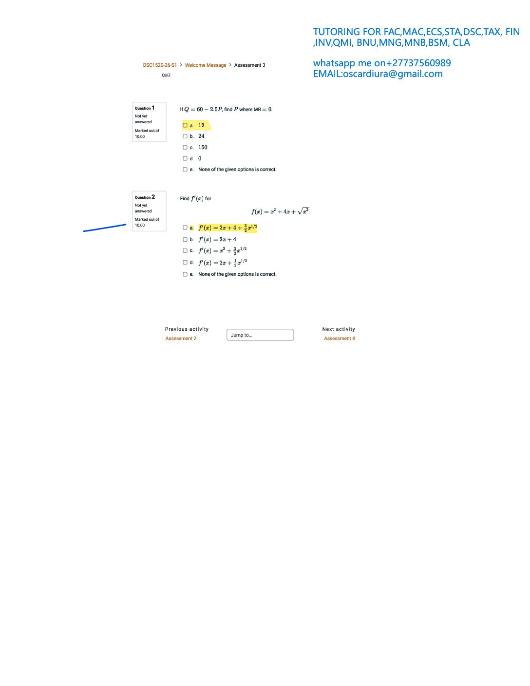 DSC1520 ASSESSMENT 3 SEM 1 OF 2026 EXPECTED QUESTIONS AND ANSWERS
