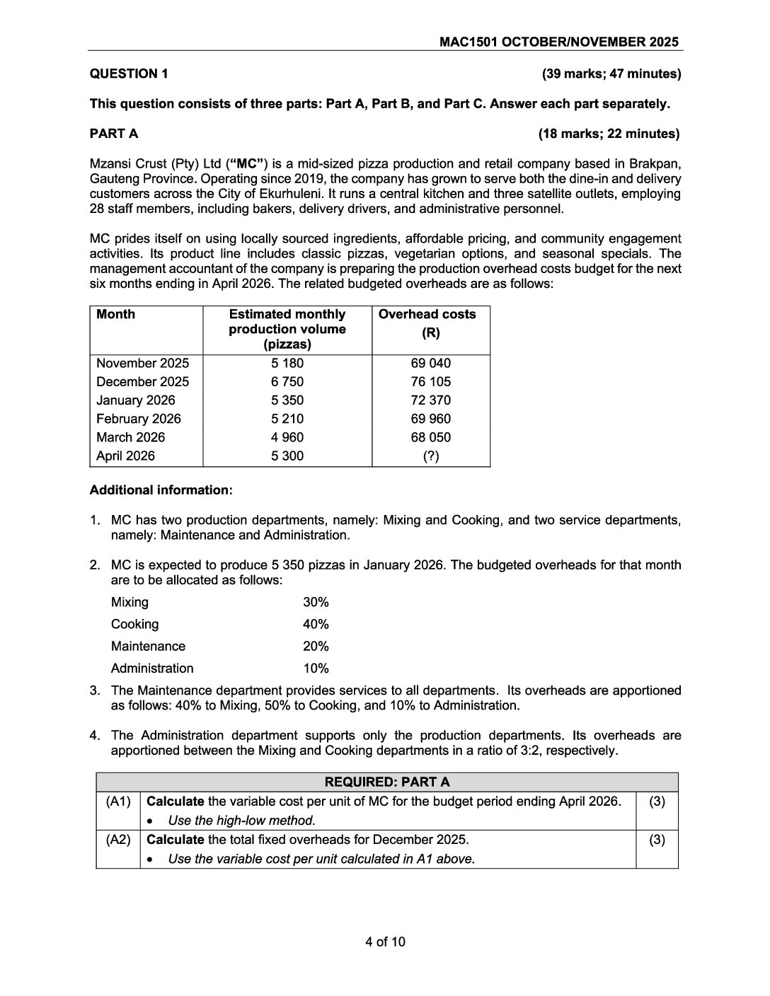 MAC1501 PRACTICE EXAM QUESTIONS AND SOLUTIONS OF 2026