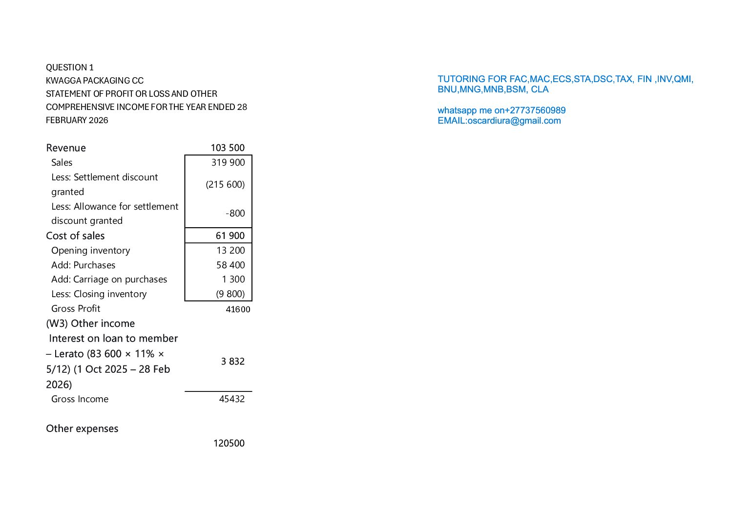 FAC1602 EXAM SEM 1 OF 2026 EXPECTED ANSWERS