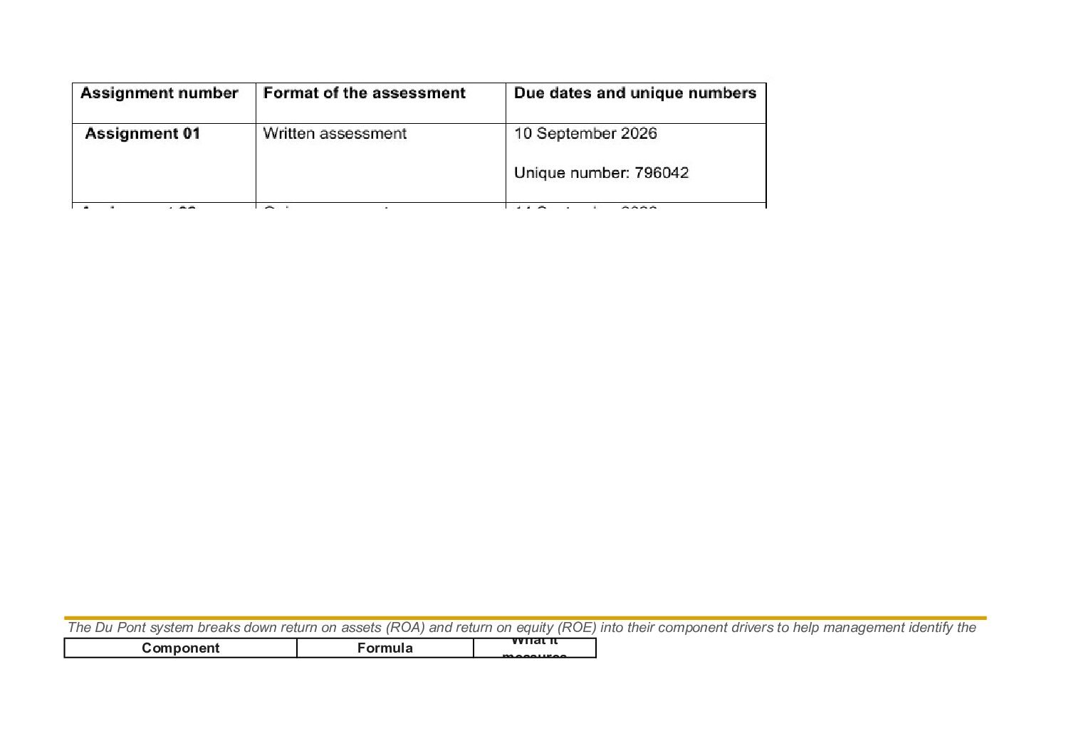 fin2601 assessment 1 sem 2 of 2026 expected solutions